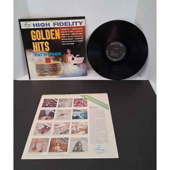 Patti Page Golden Hits Vinyl Record MG 20495 VTG 1960 LP High Fidelity MCM VG+ - Picture 1 of 12